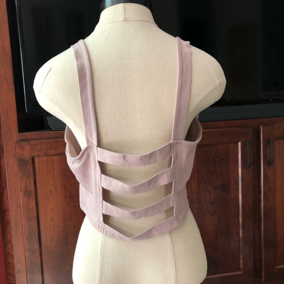 Charlotte Russe pale pink Tank Top - Picture 2 of 6